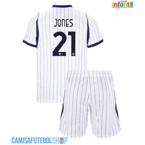 Camisa de time de futebol Inter Milan Curtis Jones #21 Replicas 2º Equipamento Infantil 2026-27 Manga Curta (+ Calças curtas)